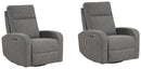 Parker Living Thriller Power Swivel Glider Recliner Two Pack