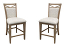 Parker House Americana Modern Dining Upholstered Counter Chair Two Pack