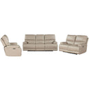 Parker Living Whitman - Verona Linen - Powered By Freemotion Power Reclining Sofa Loveseat and Recliner