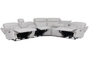 Parker Living Alpine - Airy Midnight 6 Piece Zero Gravity Power Reclining Sectional with Power Adjustable Headrests