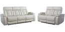 Parker Living Royce - Fantom Ivory Power Reclining Sofa and Loveseat