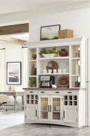 Parker House Americana Modern Dining 69 In. Buffet and Hutch with Quartz Insert