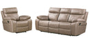 Parker Living Theon - Stokes Toffee Manual Reclining Sofa and Recliner