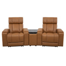 Parker Living Phoenix Zero Gravity Power 2 Seat Home Theater Seating with Wedge and Immersive Audio