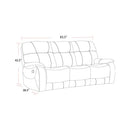 Parker Living Cooper - Shadow Natural Manual Reclining Sofa and Loveseat