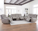 Parker Living Canterbury - Pewter Power Reclining Zero Gravity Sofa